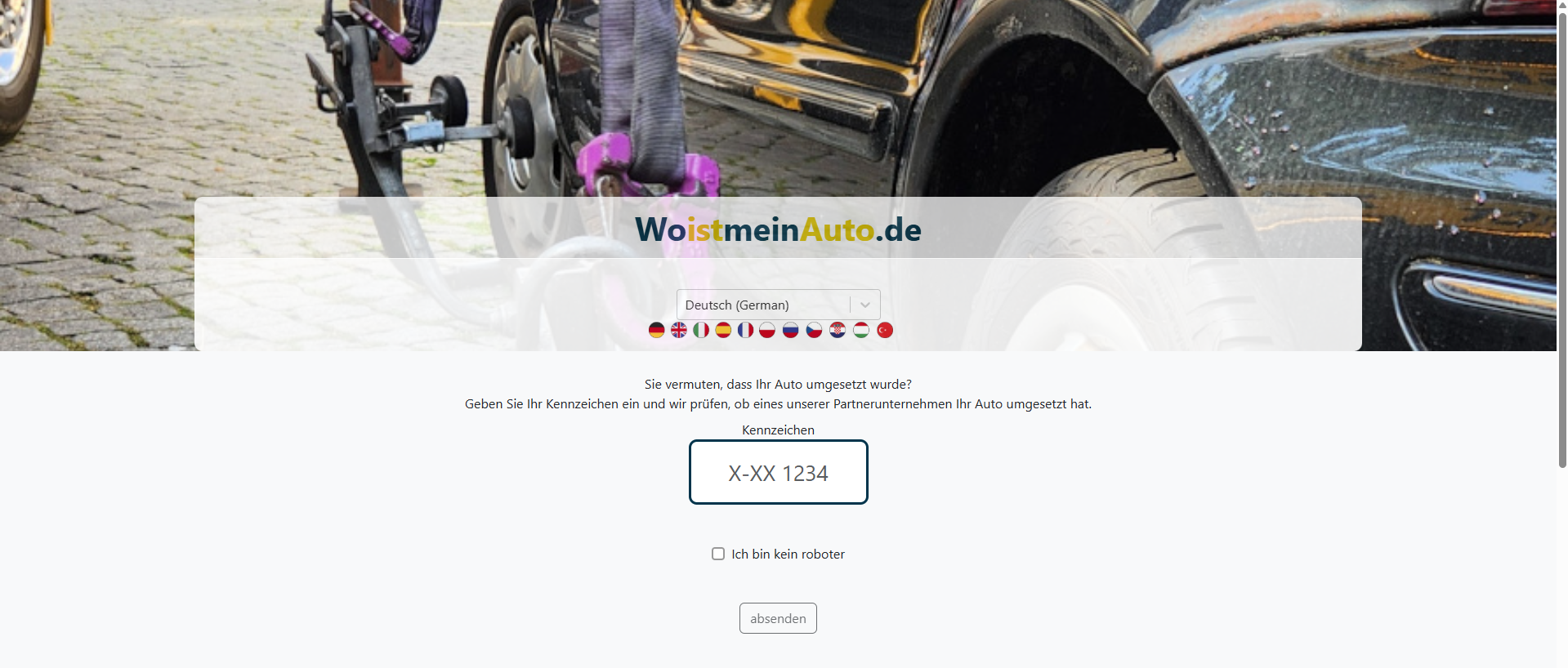 woistmeinauto.de Portal – Besitzstörer-Ansicht
